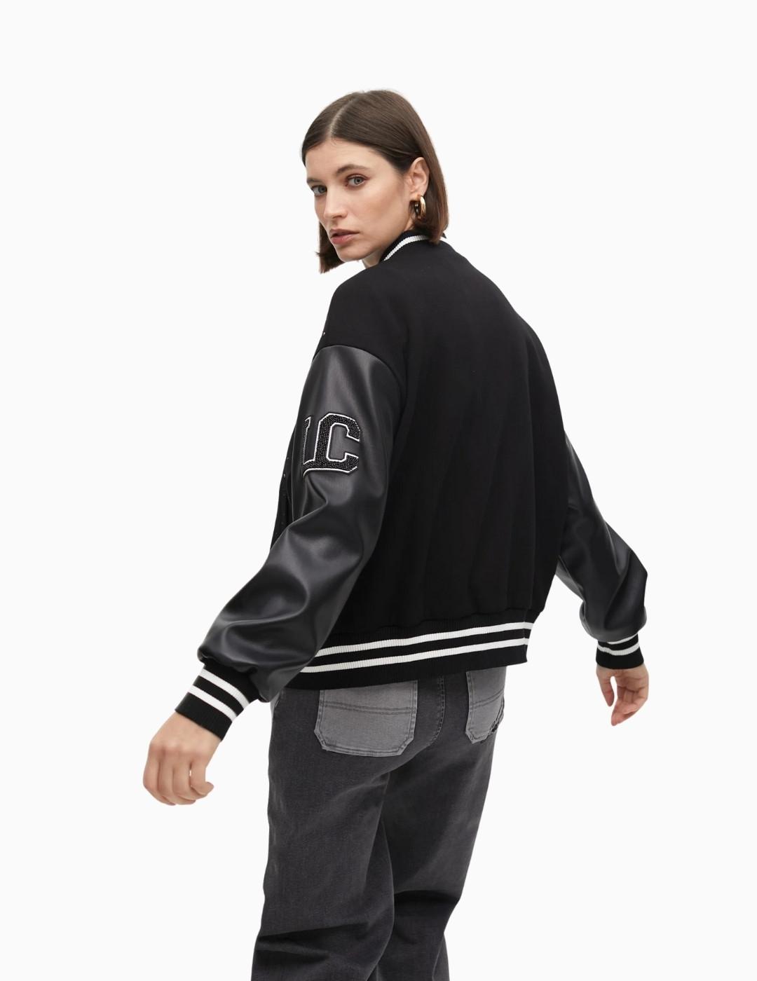 BOMBER LOLA CSDM DETALLES PEDRERÍA NEGRA