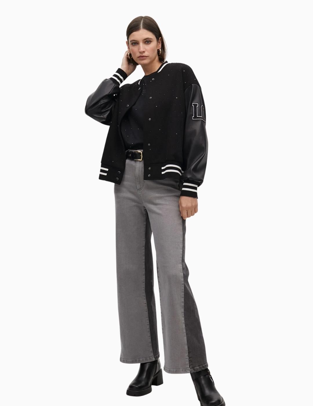 BOMBER LOLA CSDM DETALLES PEDRERÍA NEGRA