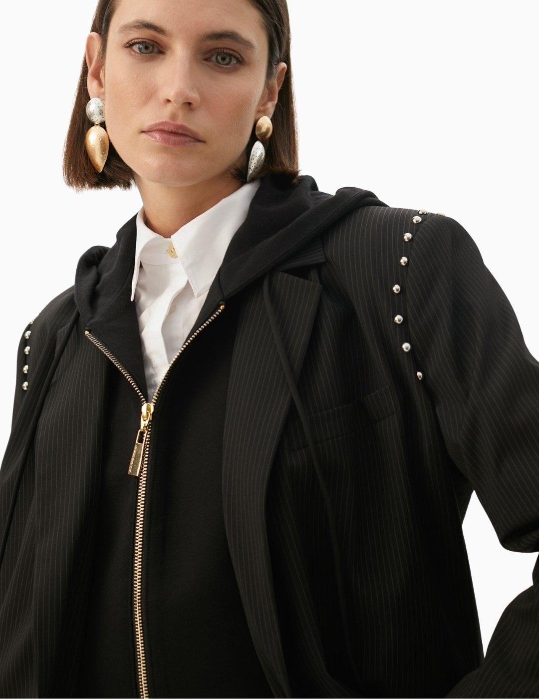 AMERICANA LOLA CSDM CAPUCHA DESMONTABLE GRIS OSC