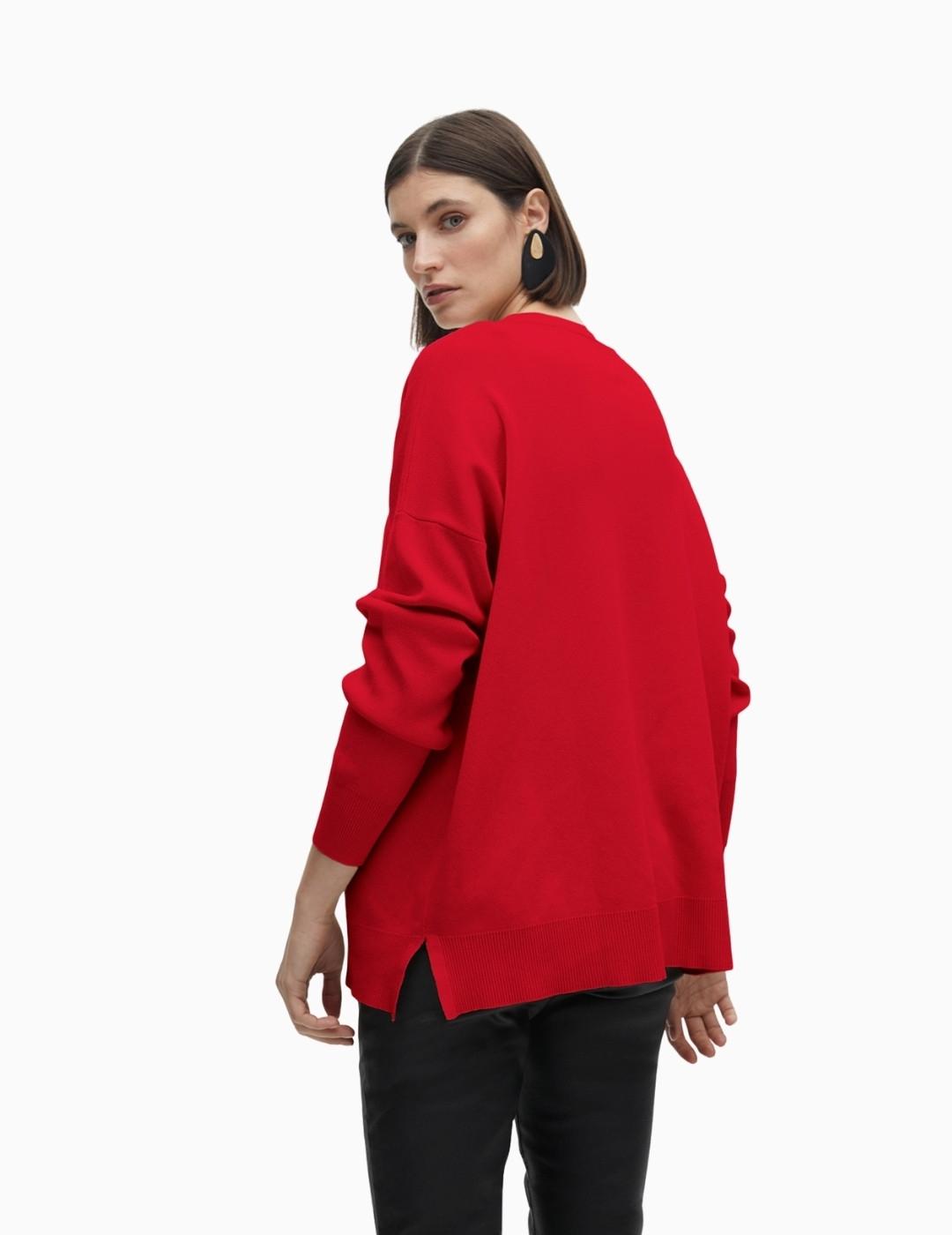 JERSEY  LOLA CSDM DETALLE LOGO EN RELIEVE ROJO