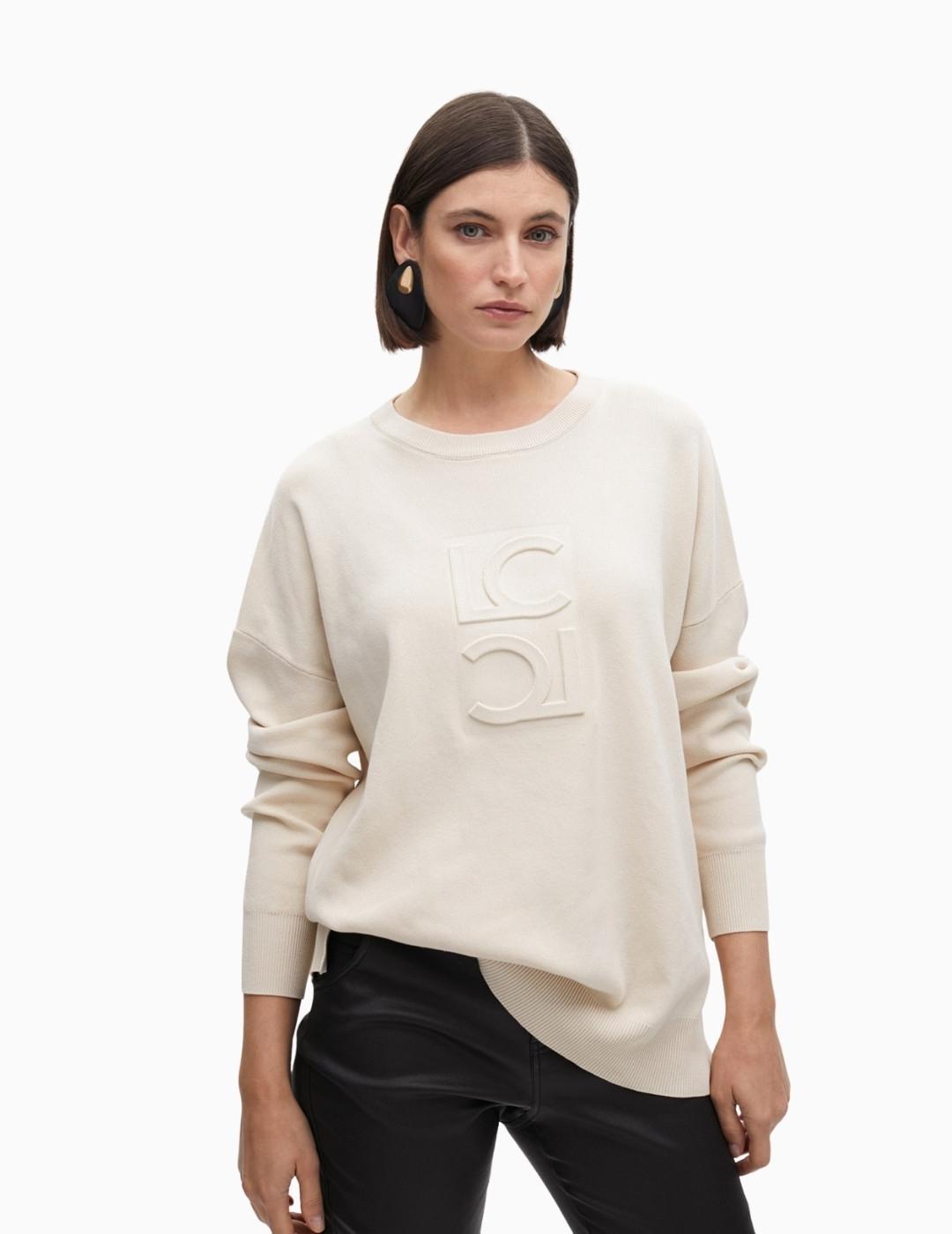 JERSEY  LOLA CSDM DETALLE LOGO EN RELIEVE CRUDO