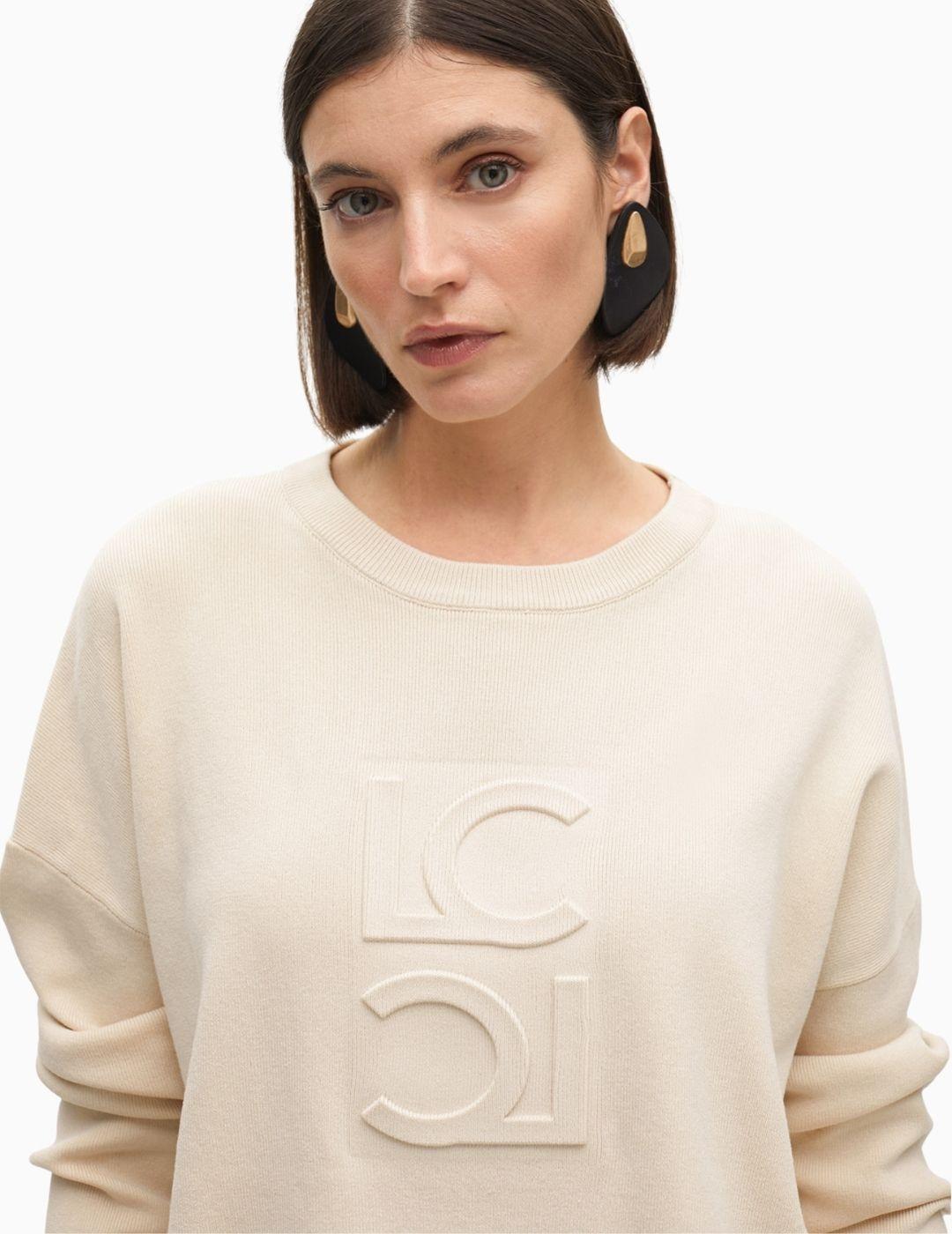 JERSEY  LOLA CSDM DETALLE LOGO EN RELIEVE CRUDO