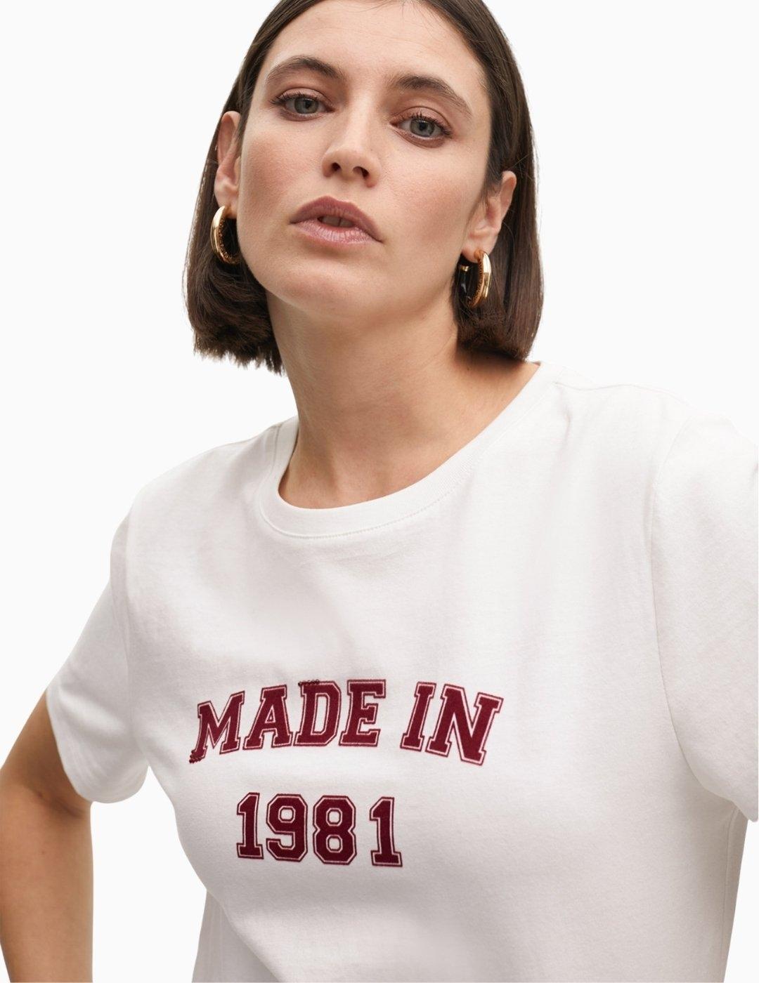 CAMISETA LOLA CSDM MADE IN 1981 BLANCO