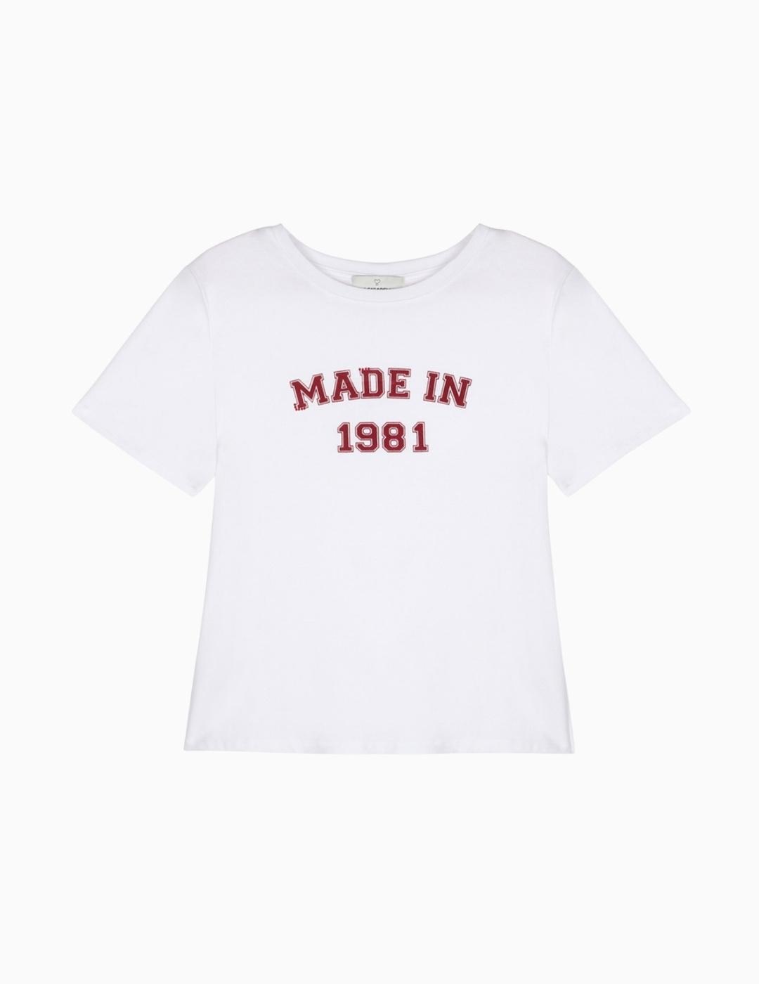 CAMISETA LOLA CSDM MADE IN 1981 BLANCO