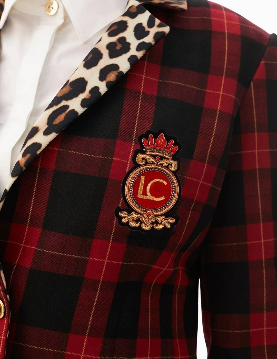 AMERICANA  LOLA CSDM COMBINADA ANIMAL TARTÁN