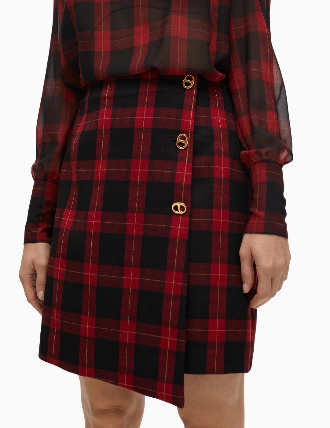 FALDA  LOLA CSDM MINI CUADROS TARTÁN