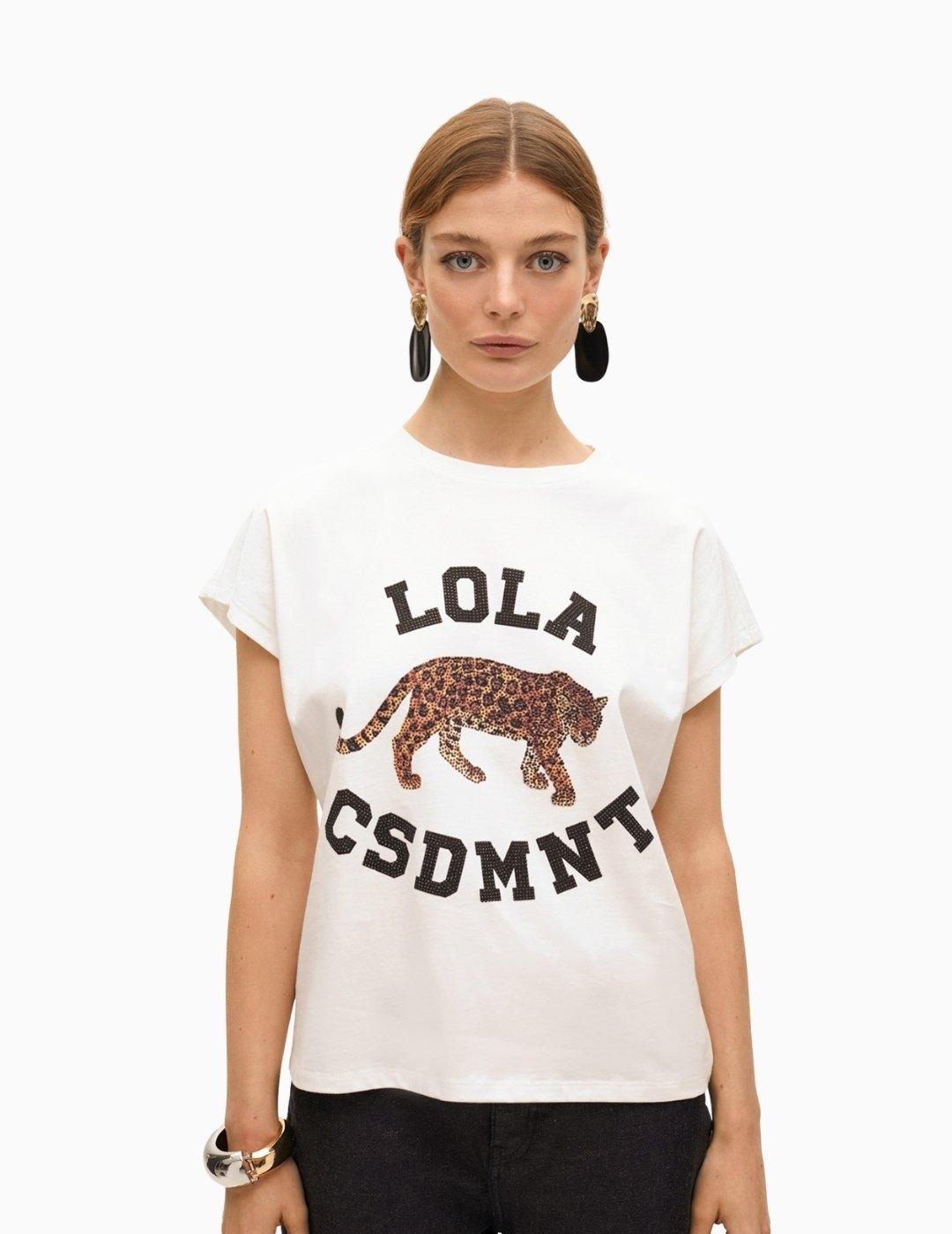 CAMISETA LOLA CSDM POSICIONAL TIGRE BLANCA