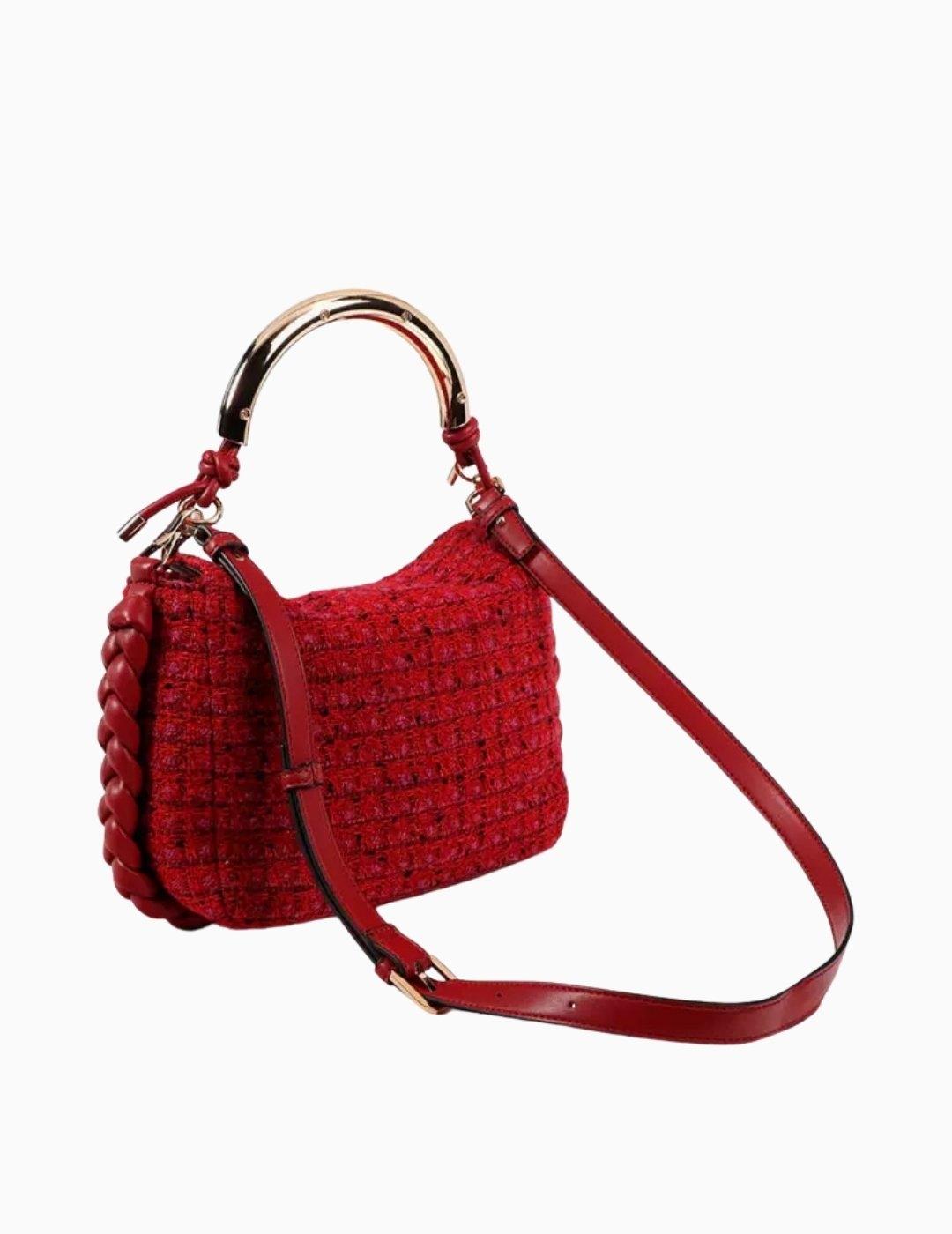BOLSO LOLA CSDM BANDOLERA ASA METAL 1981 TWEED