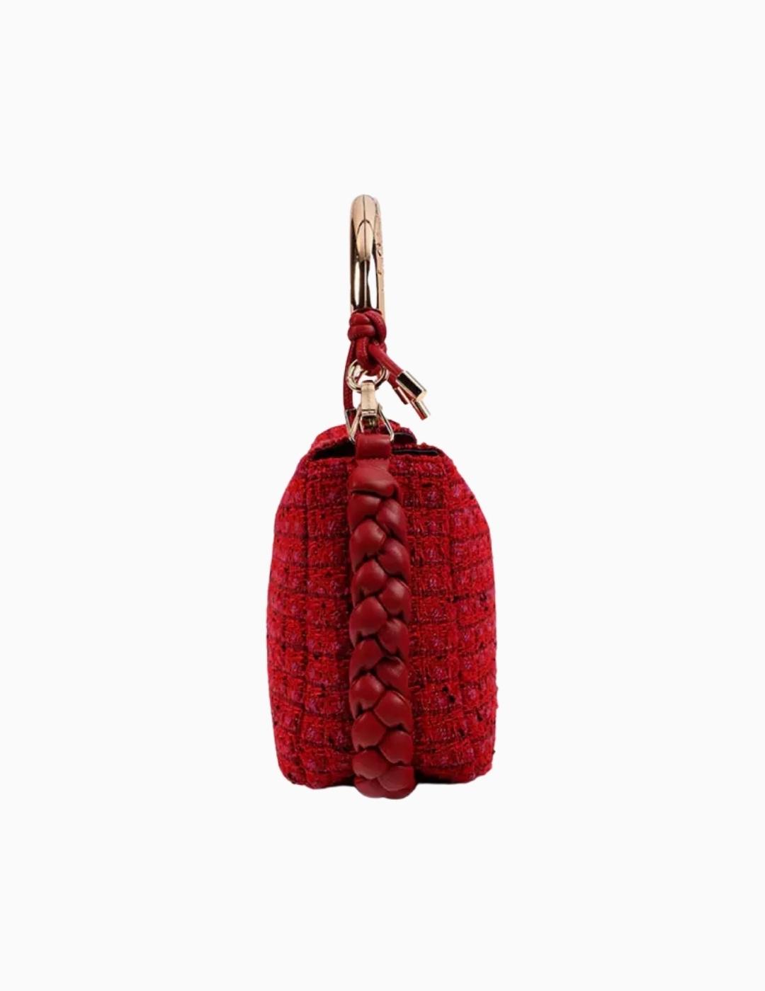 BOLSO LOLA CSDM BANDOLERA ASA METAL 1981 TWEED