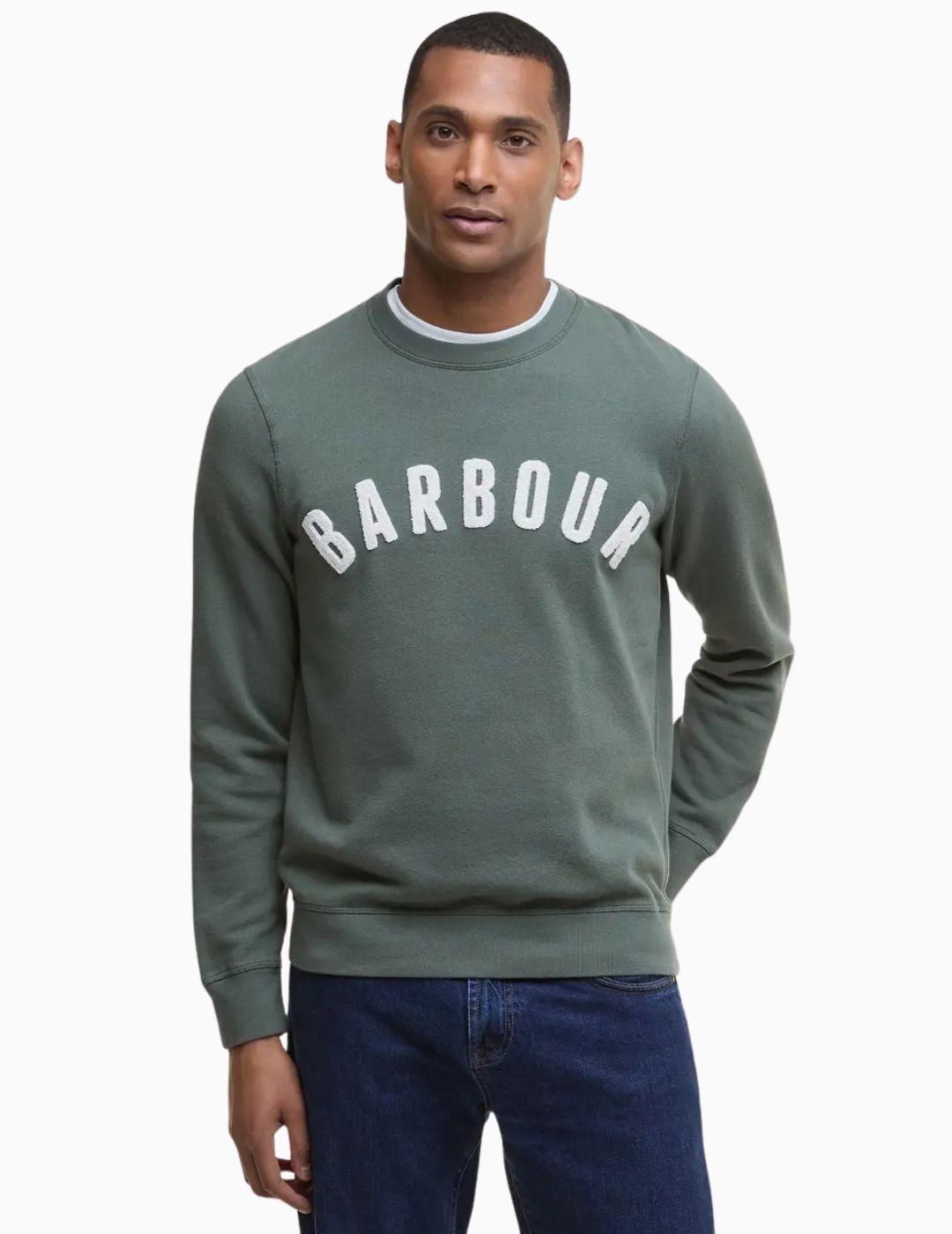 SUDADERA BARBOUR PREP LOGO