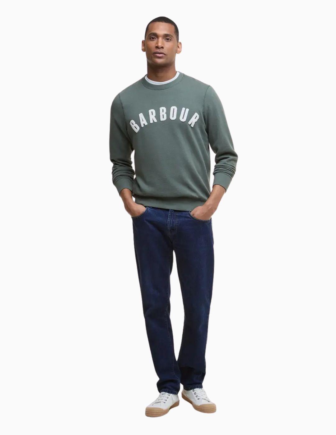 SUDADERA BARBOUR PREP LOGO