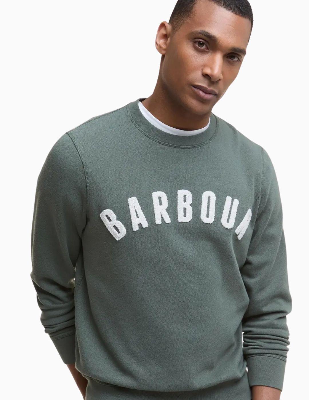 SUDADERA BARBOUR PREP LOGO