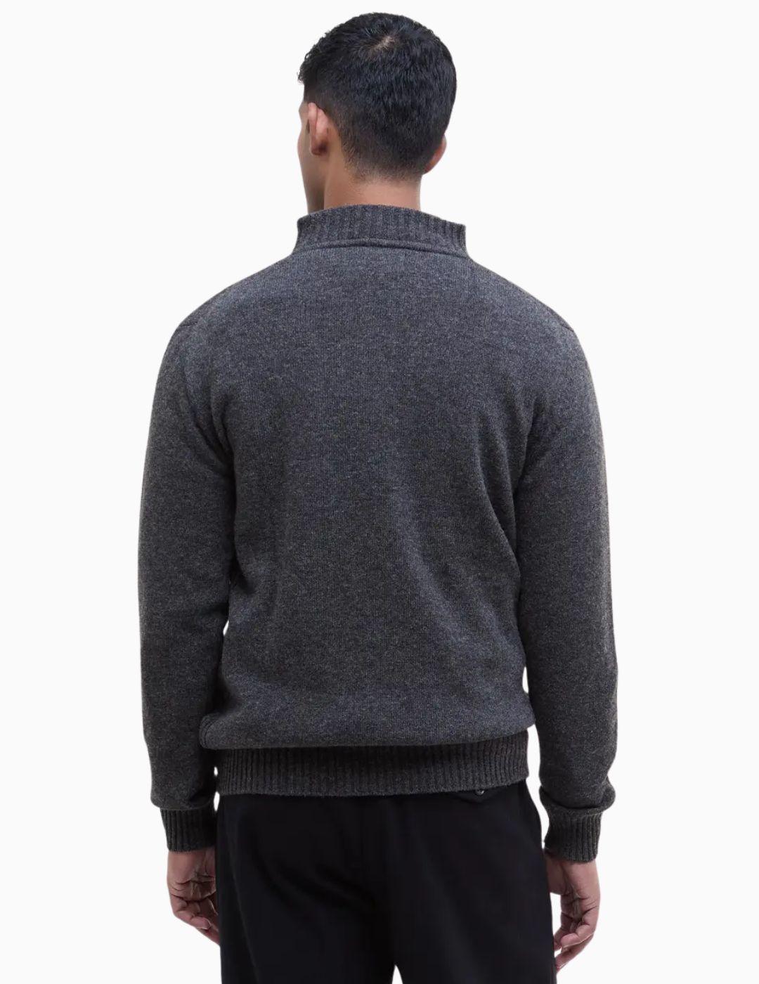 JERSEY BARBOUR HALF-ZIP