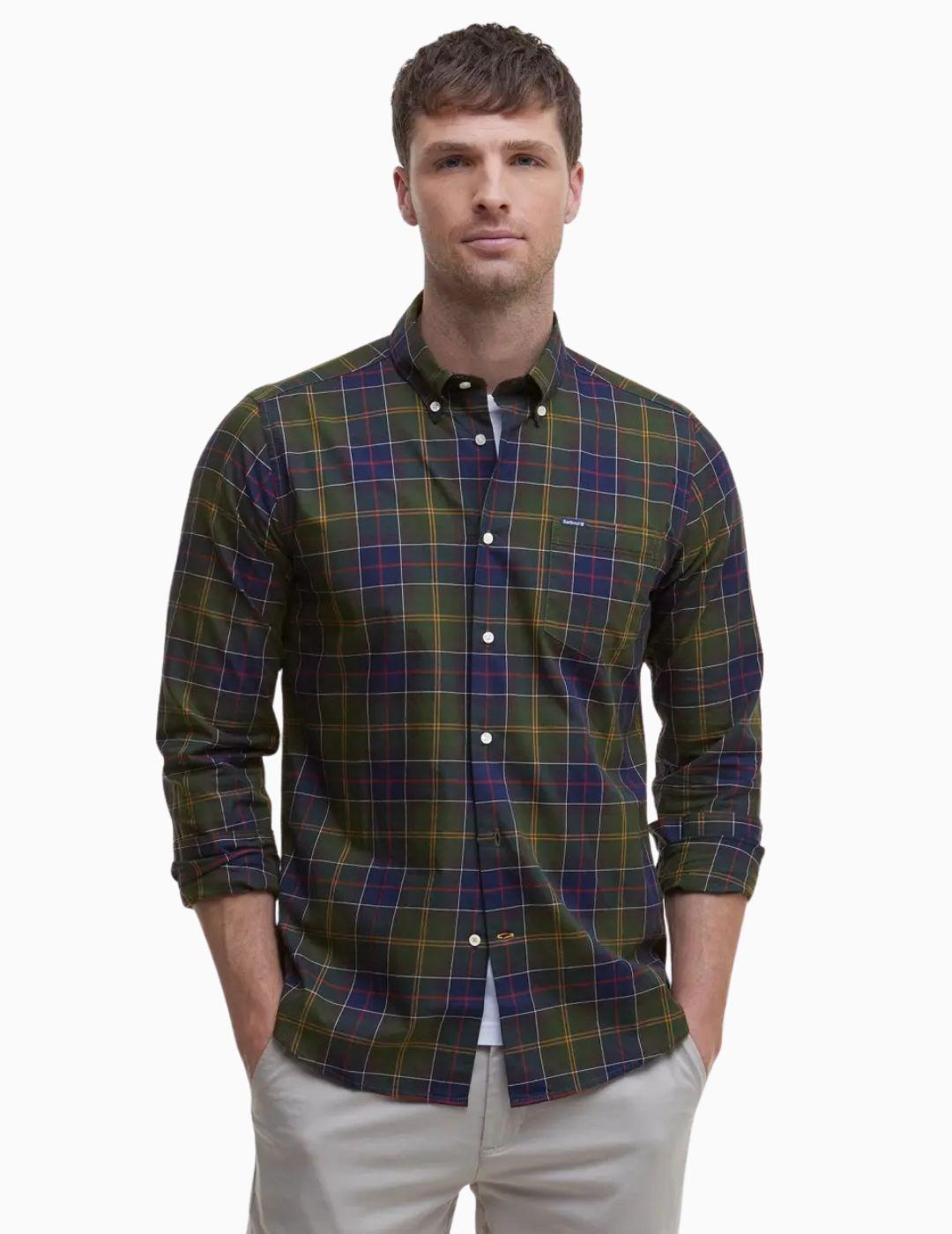 CAMISA BARBOUR TAILORED LONG-SLEEVED