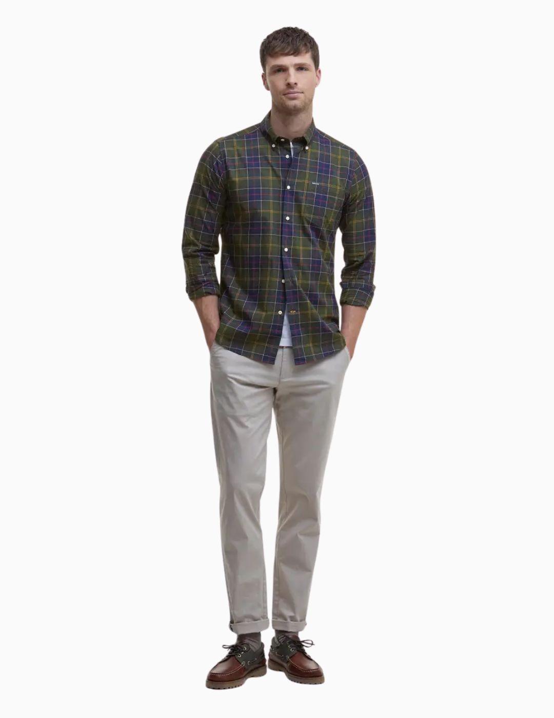CAMISA BARBOUR TAILORED LONG-SLEEVED