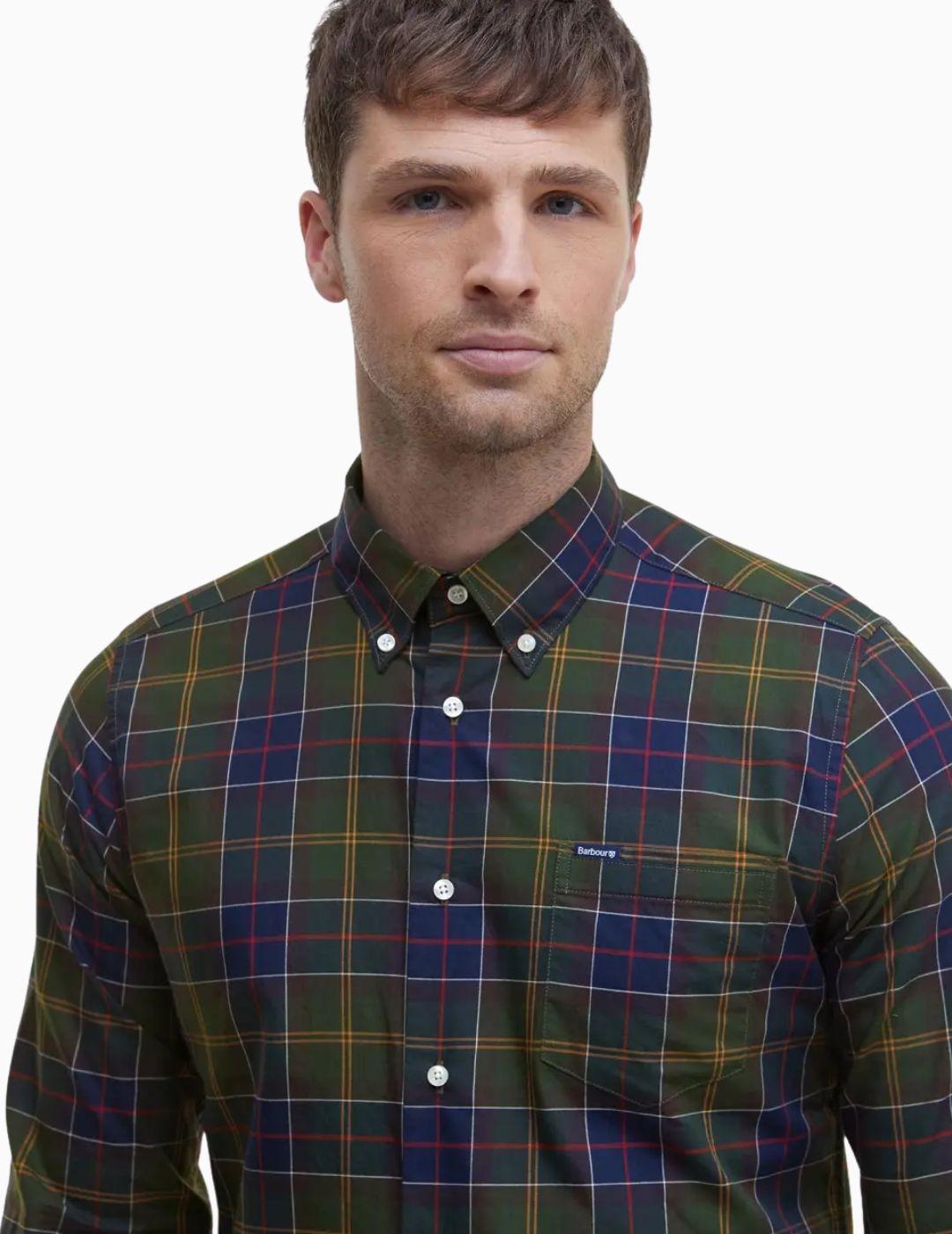 CAMISA BARBOUR TAILORED LONG-SLEEVED
