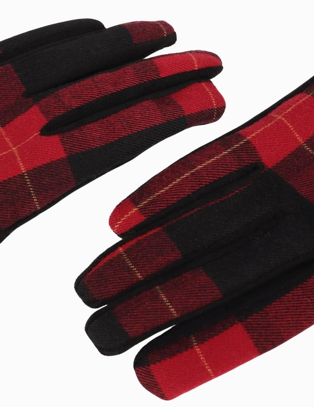 GUANTES LOLA CSDM COMBINADO TARTÁN Y LEOPARDO