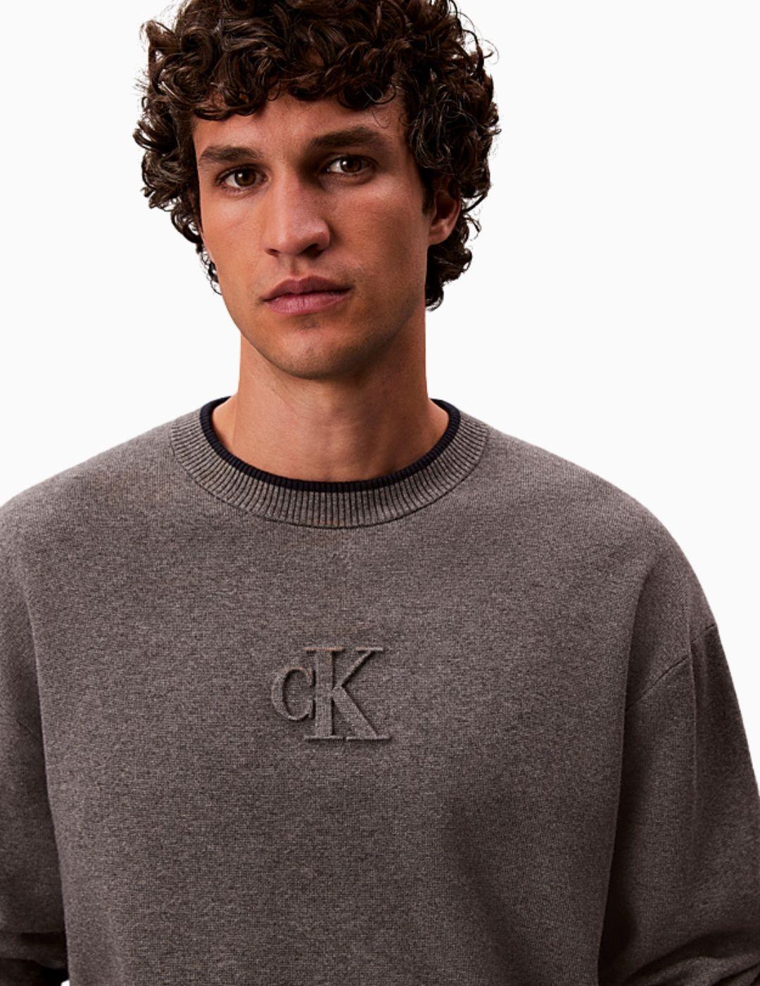 JERSEY CALVIN KLEIN HOLGADO CON LOGO