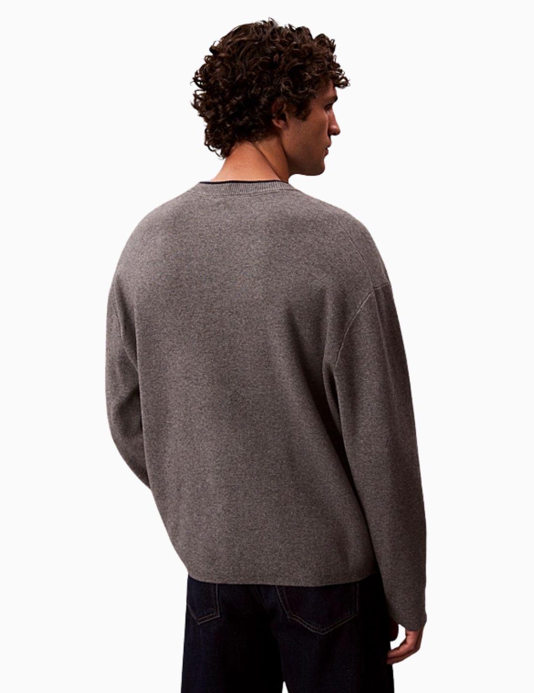 JERSEY CALVIN KLEIN HOLGADO CON LOGO