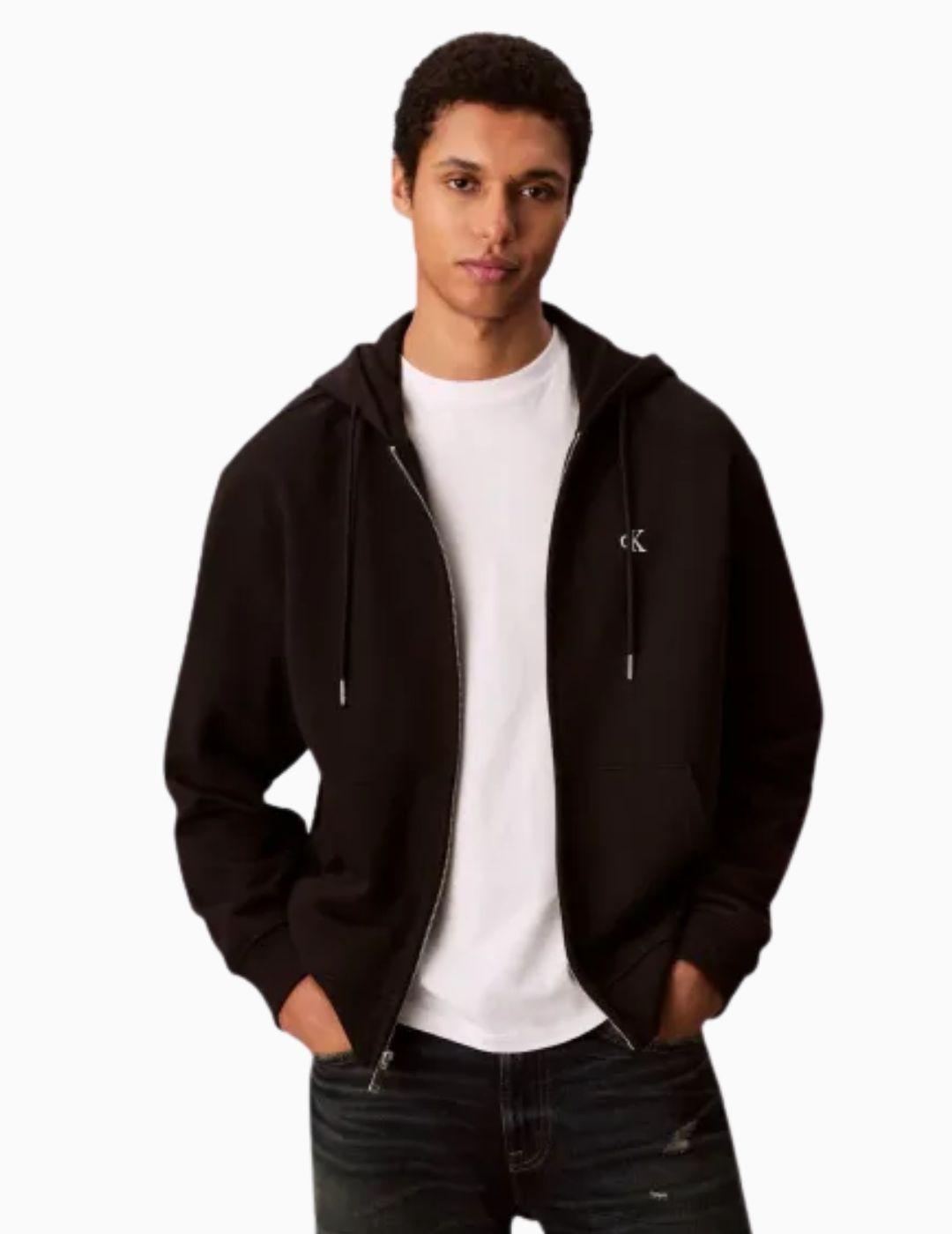 SUDADERA CALVIN KLEIN REALEXED FIT CREMALLERA