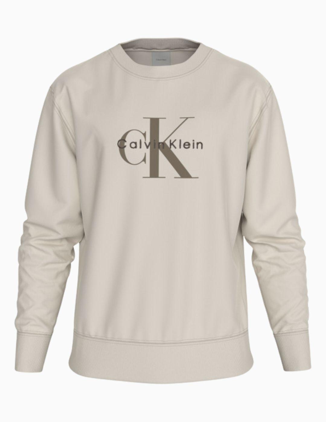 SUDADERA CALVIN KLEIN LOGO MONOGRAMA