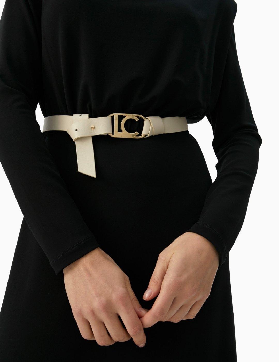 CINTURÓN LOLA CSDM CADENA LOGO OVALADO  LC