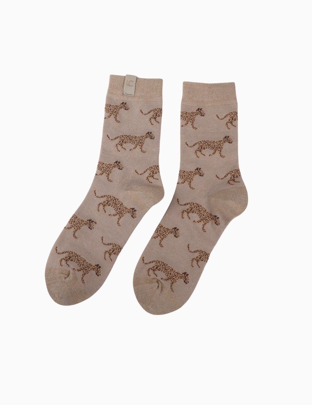 CALCETINES  LOLA CSDM PACK 2 DE LEOPARDO