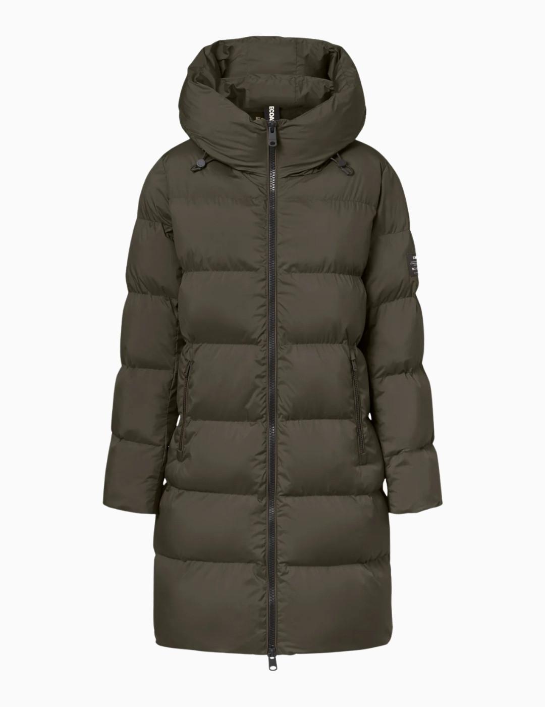 ABRIGO ECOALF MANLIE MUJER DARK FOREST