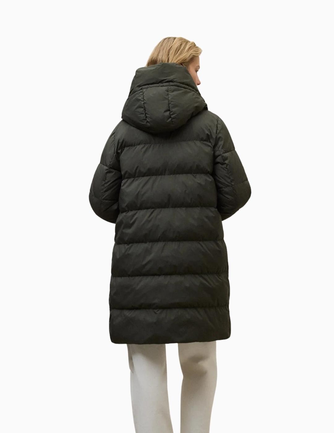 ABRIGO ECOALF MANLIE MUJER DARK FOREST