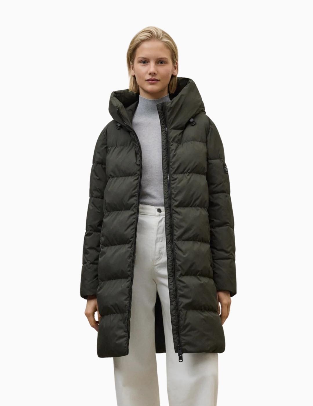 ABRIGO ECOALF MANLIE MUJER DARK FOREST