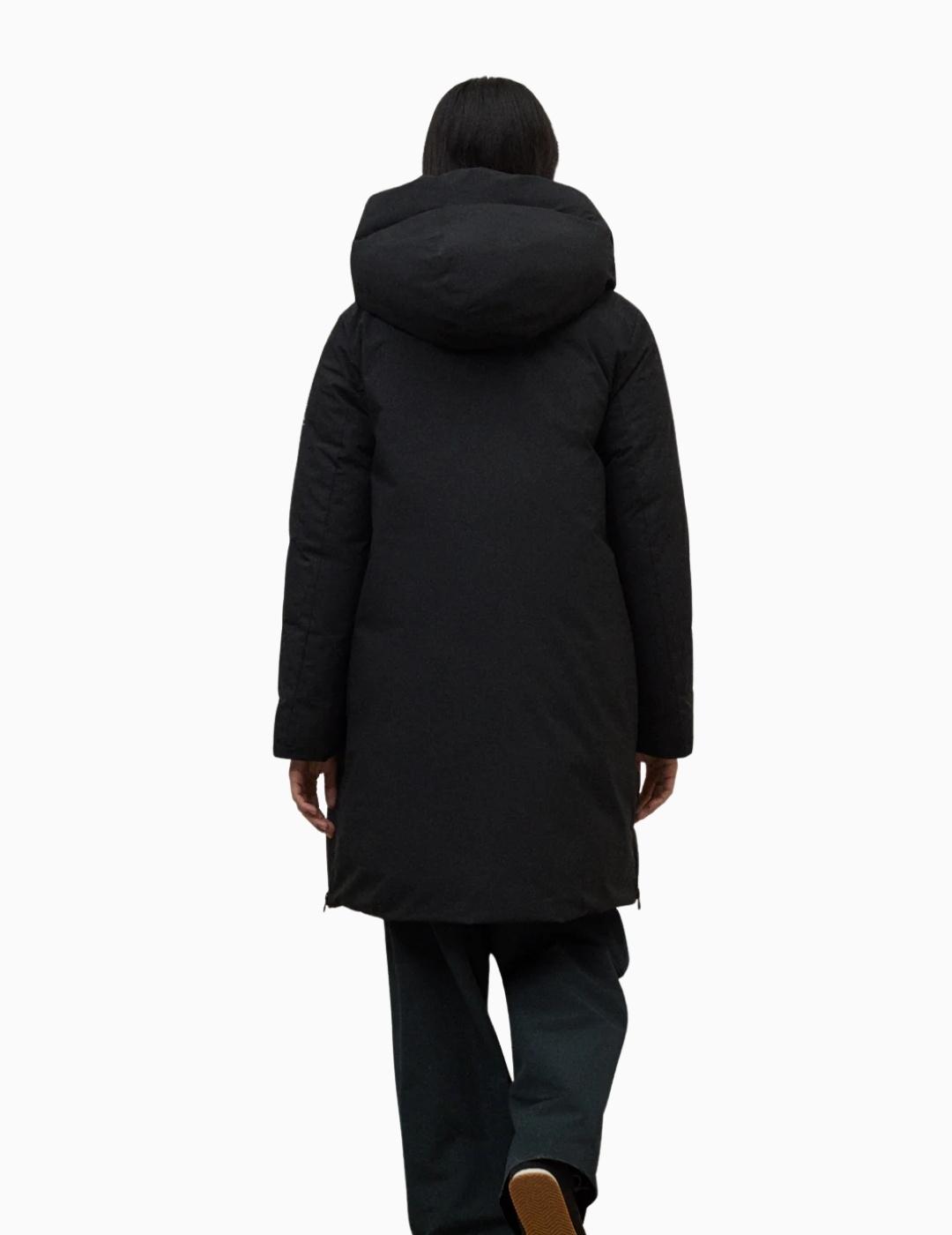 ABRIGO ECOALF MATI  MUJER NEGRO