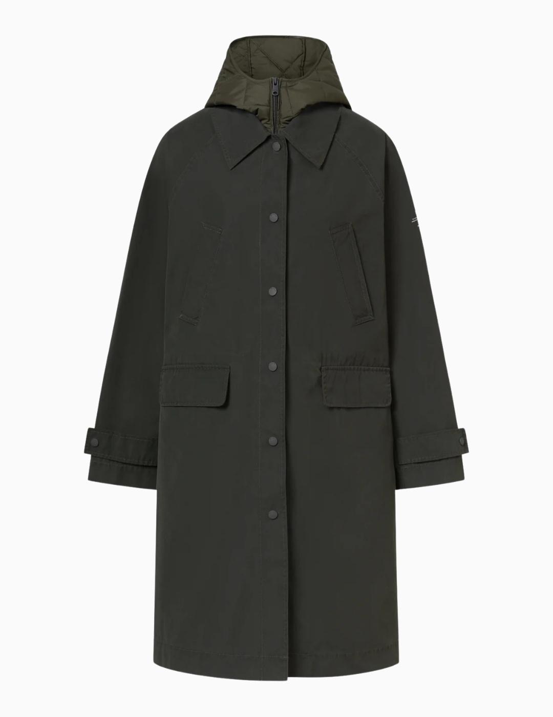 ABRIGO ECOALF HYDEN MUJER DARK BEETLE