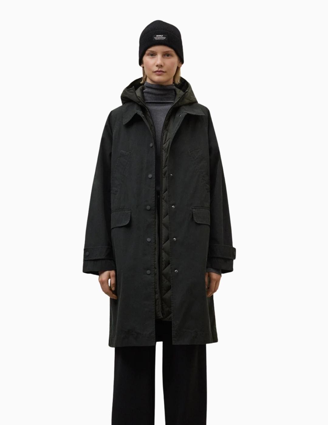 ABRIGO ECOALF HYDEN MUJER DARK BEETLE