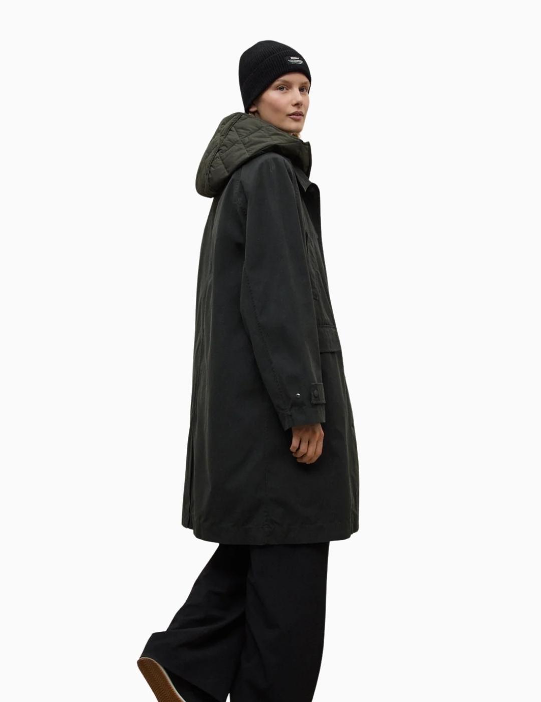 ABRIGO ECOALF HYDEN MUJER DARK BEETLE