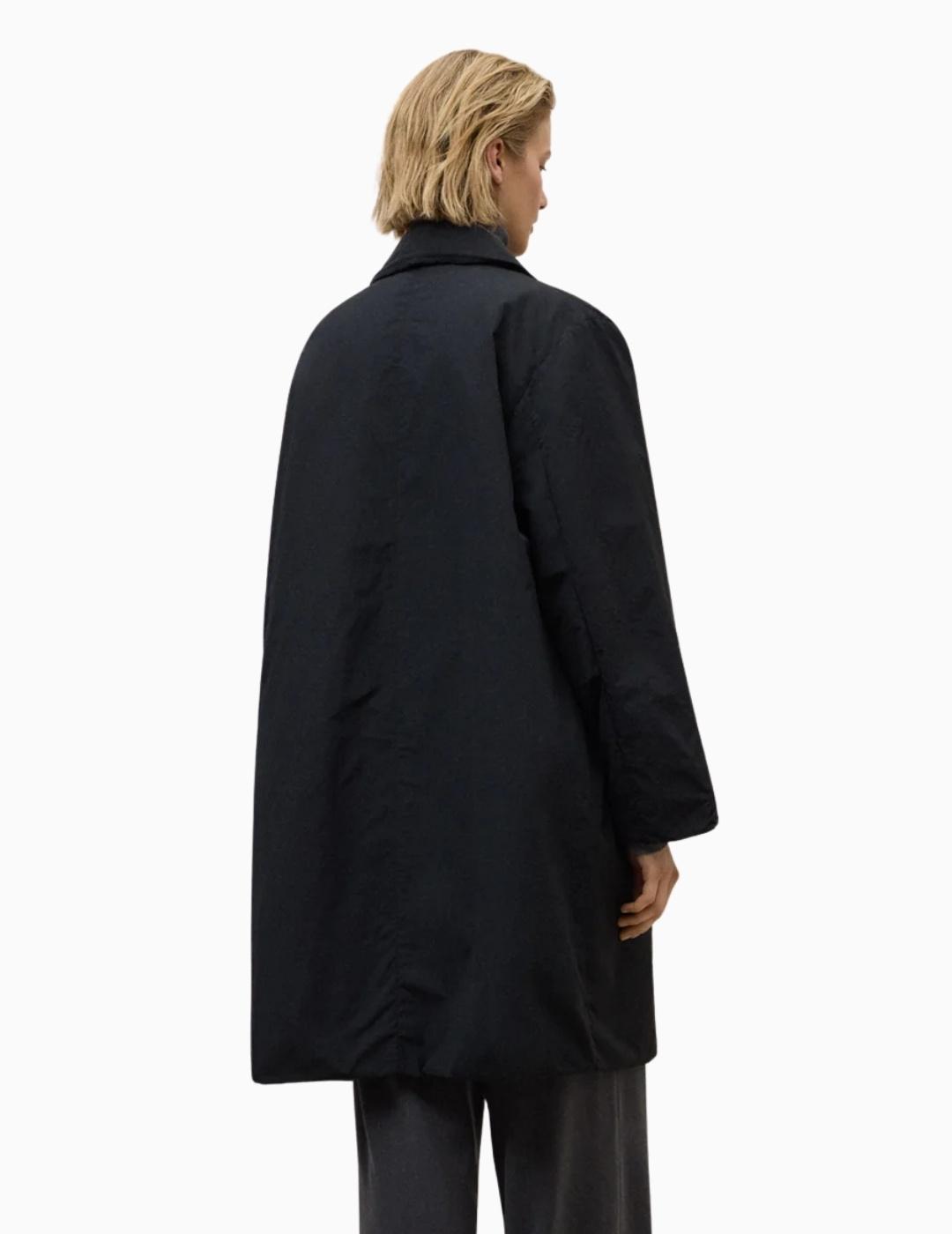 ABRIGO ECOALF MARINS MUJER NEGRO