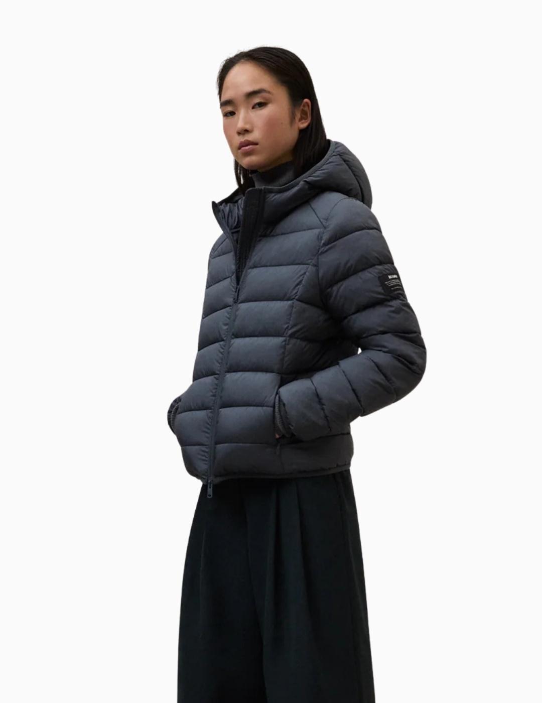 ABRIGO ECOALF ASPEN MUJER STORM BLUE