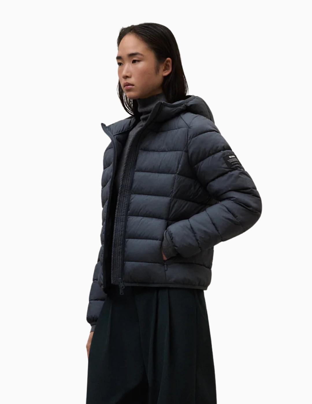 ABRIGO ECOALF ASPEN MUJER STORM BLUE