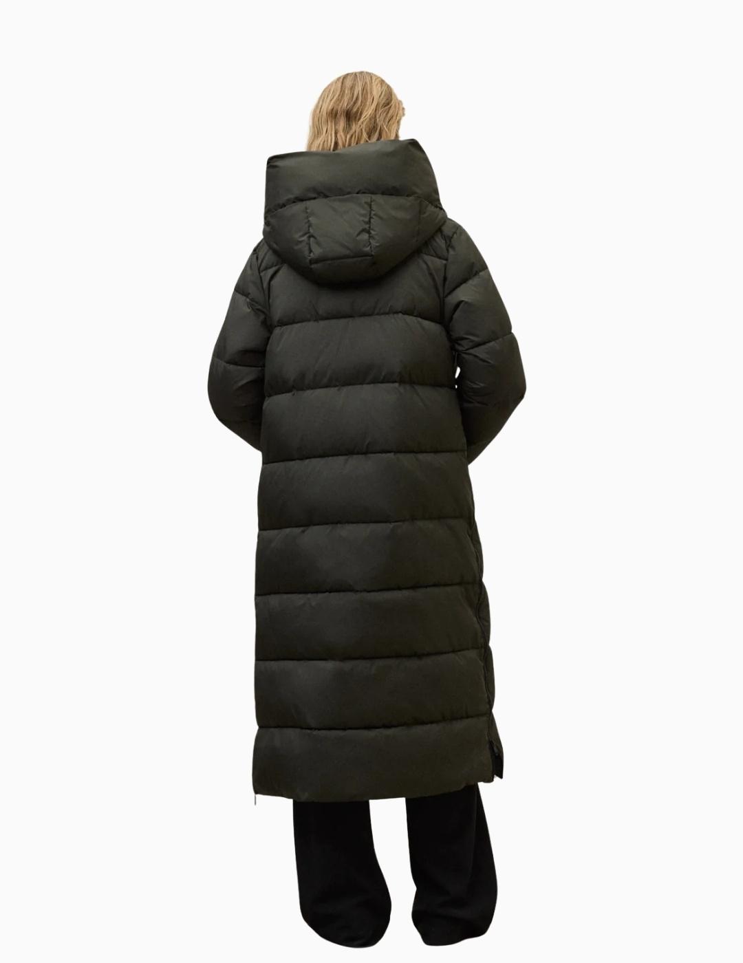 ABRIGO ECOALF ARANDA MUJER DARK FOREST