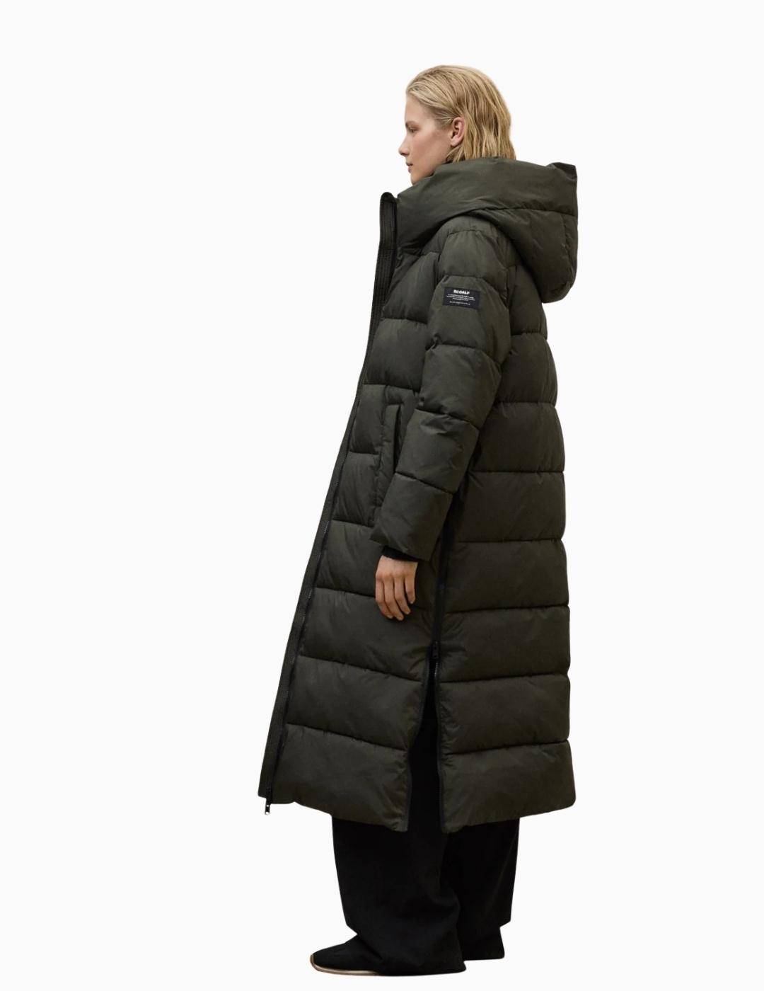 ABRIGO ECOALF ARANDA MUJER DARK FOREST