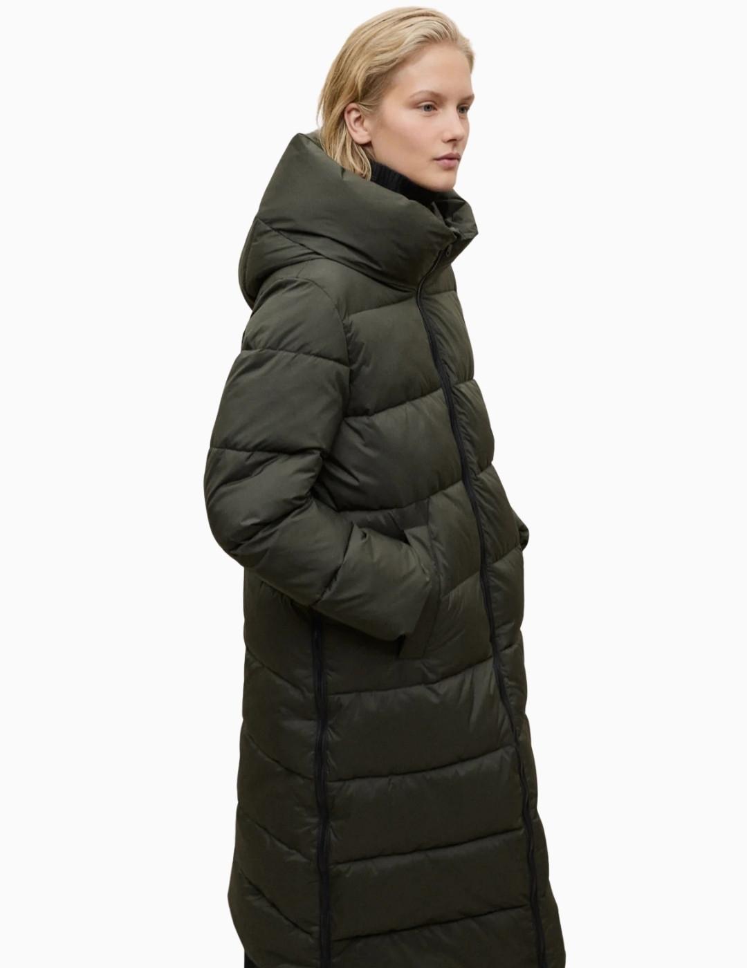 ABRIGO ECOALF ARANDA MUJER DARK FOREST