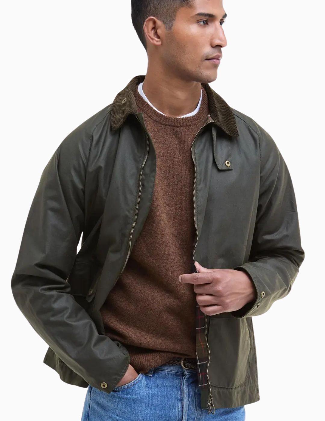 CHAQUETA BARBOUR SHORT WAXED