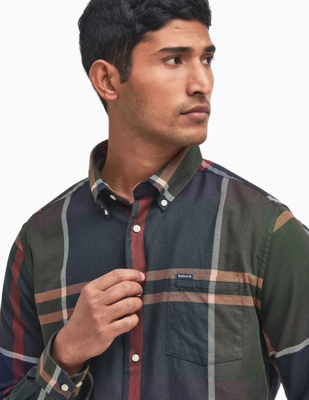 CAMISA BARBOUR TAILORED LONG-SLEEVE DUNOON