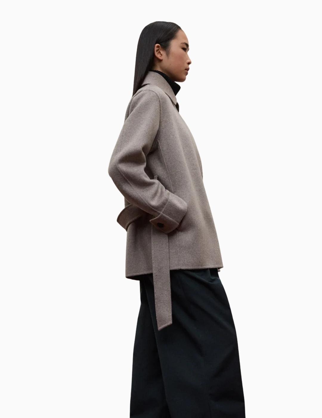 ABRIGO ECOALF EMEI PAÑO MUJER TOAST MELANGE