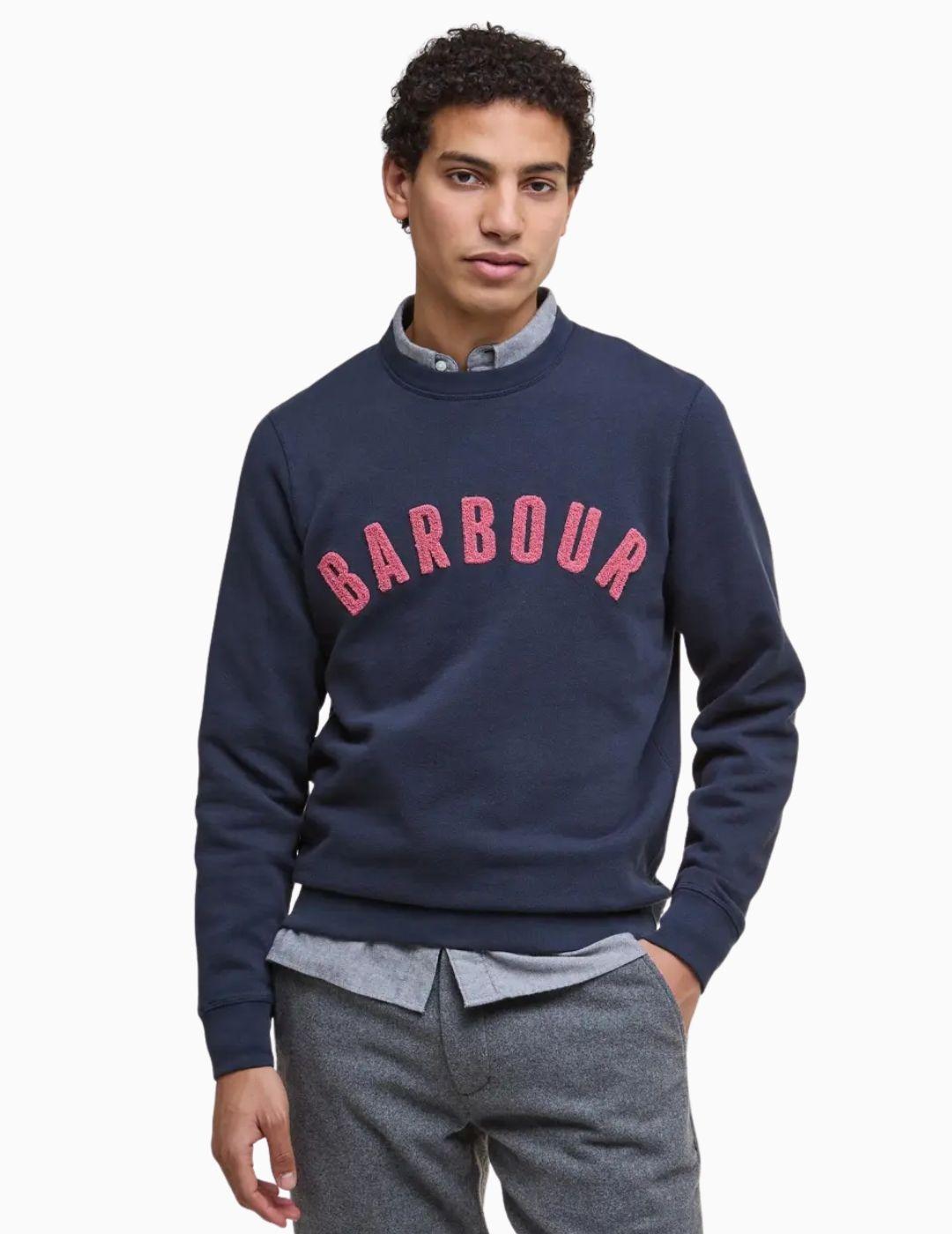 SUDADERA BARBOUR PREP LOGO
