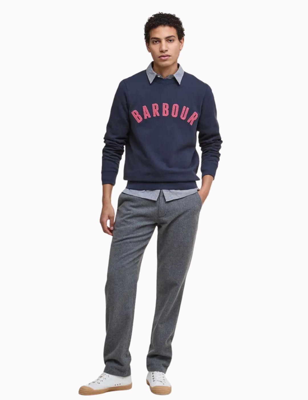 SUDADERA BARBOUR PREP LOGO