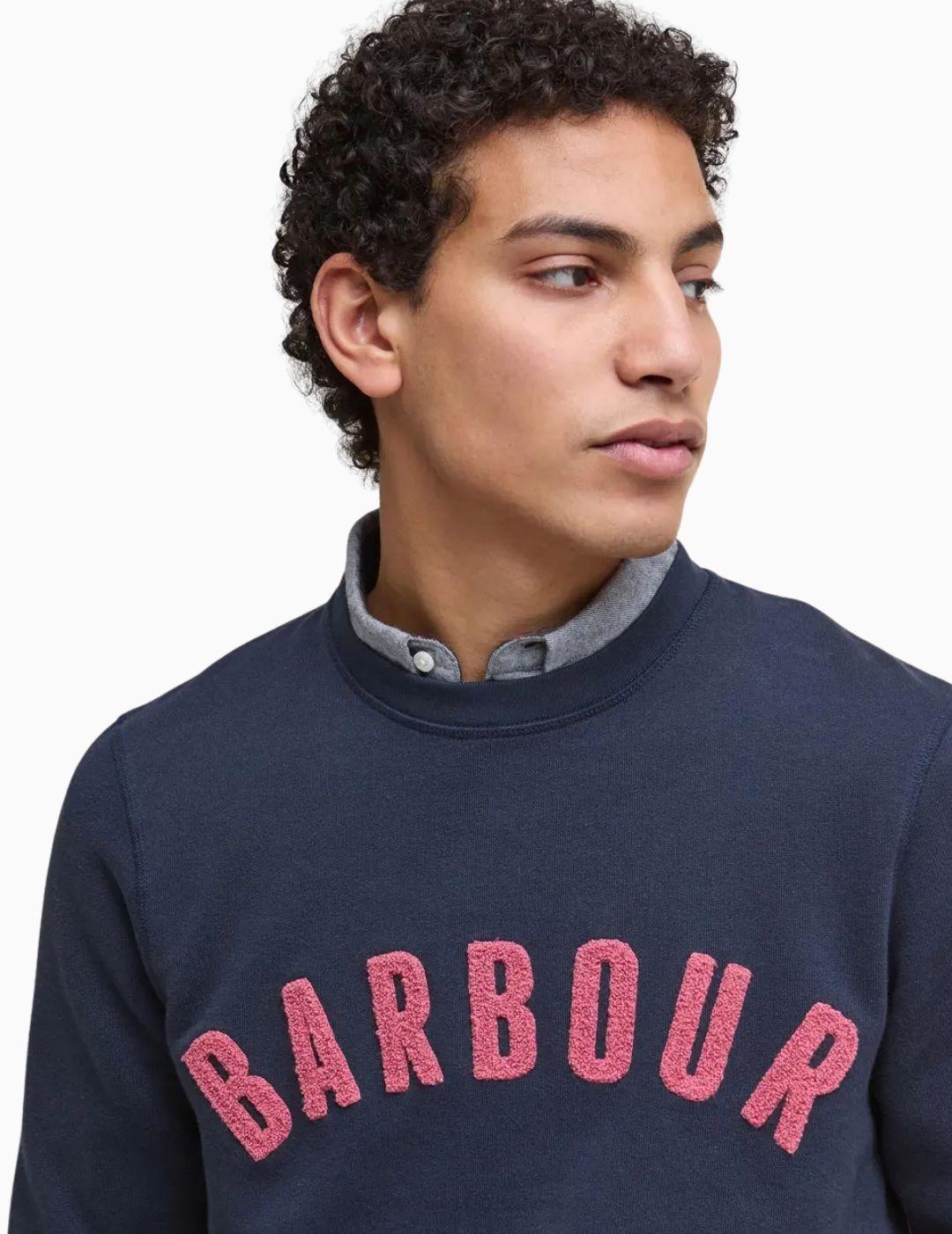 SUDADERA BARBOUR PREP LOGO