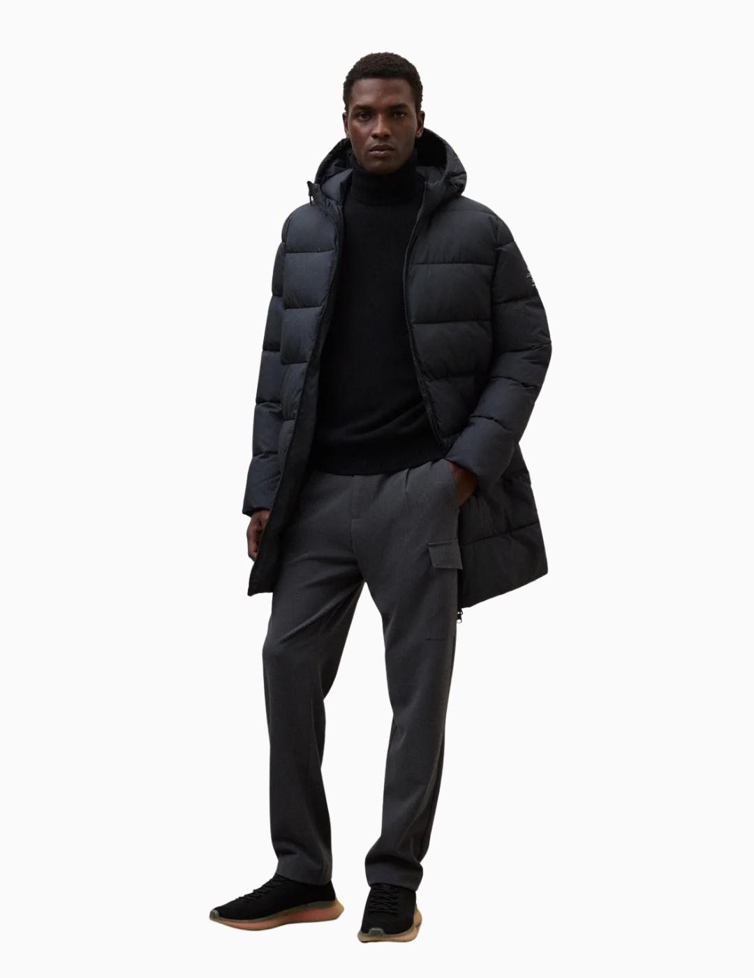 ABRIGO ECOALF VINTAGE HOMBRE ANTHRACITE