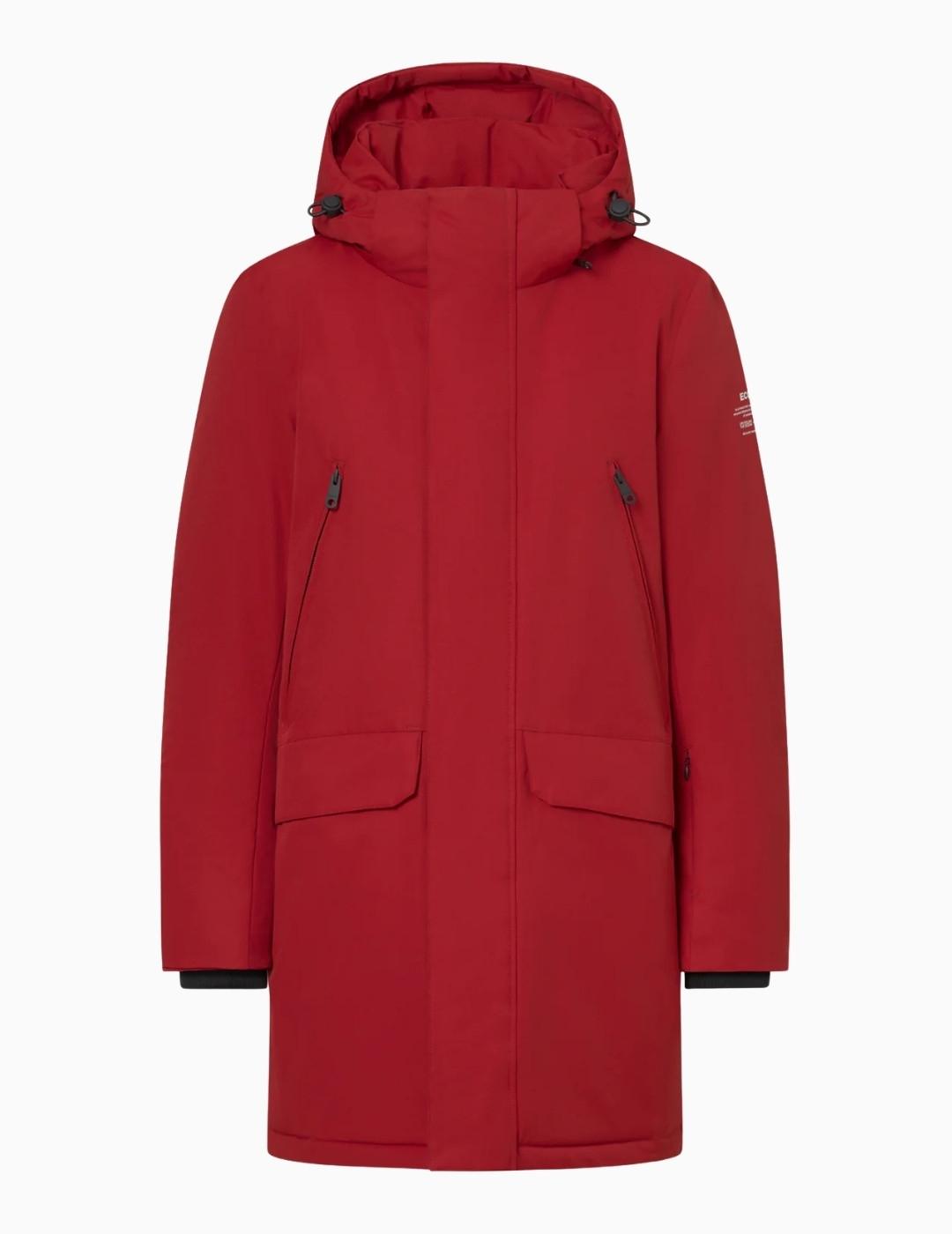 ABRIGO ECOALF NEW ICEBERG HOMBRE DARK RED