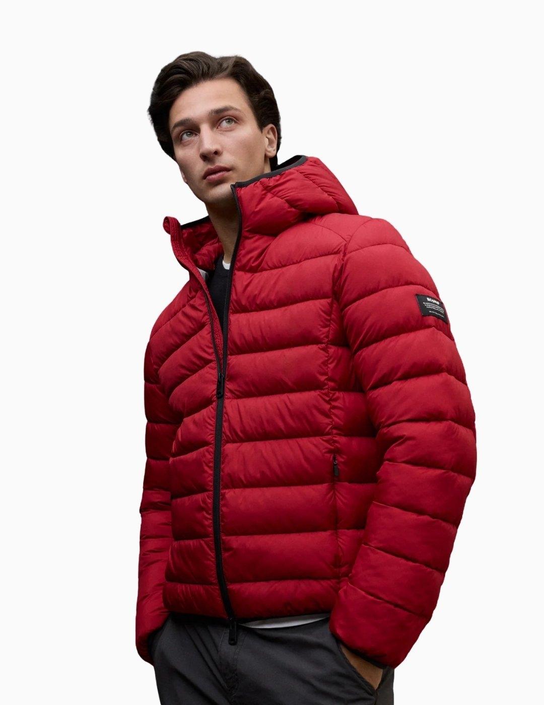 ABRIGO ECOALF ASPEN HOMBRE DARK RED