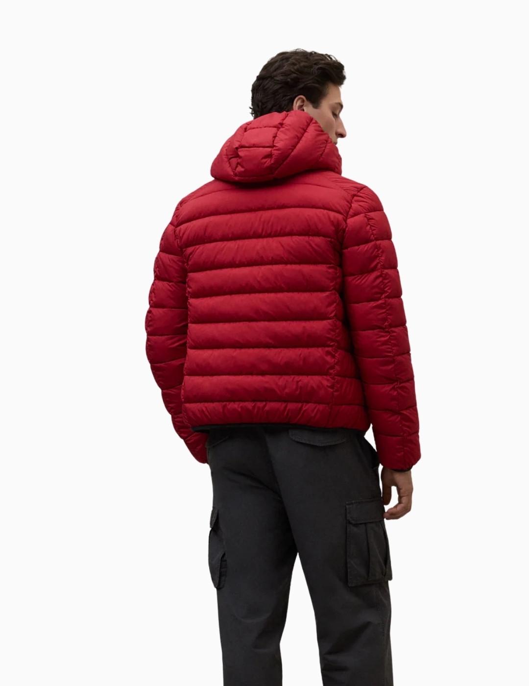 ABRIGO ECOALF ASPEN HOMBRE DARK RED